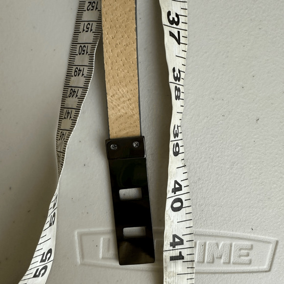 SERAPHINE snakeskin LEATHER skinny belt waist cinching womens S/M - Picture 5 of 7